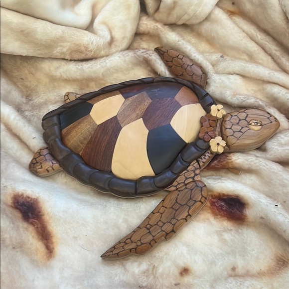 Other - Wooden Turtle Decor